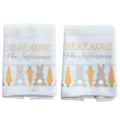 Barnwood Bunnies Kitchen Towels