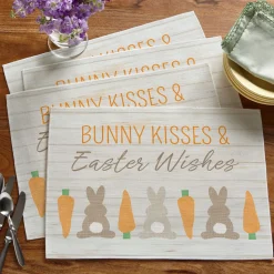Barnwood Bunnies Table Runner & Placemats
