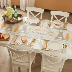 Barnwood Bunnies Table Runner & Placemats