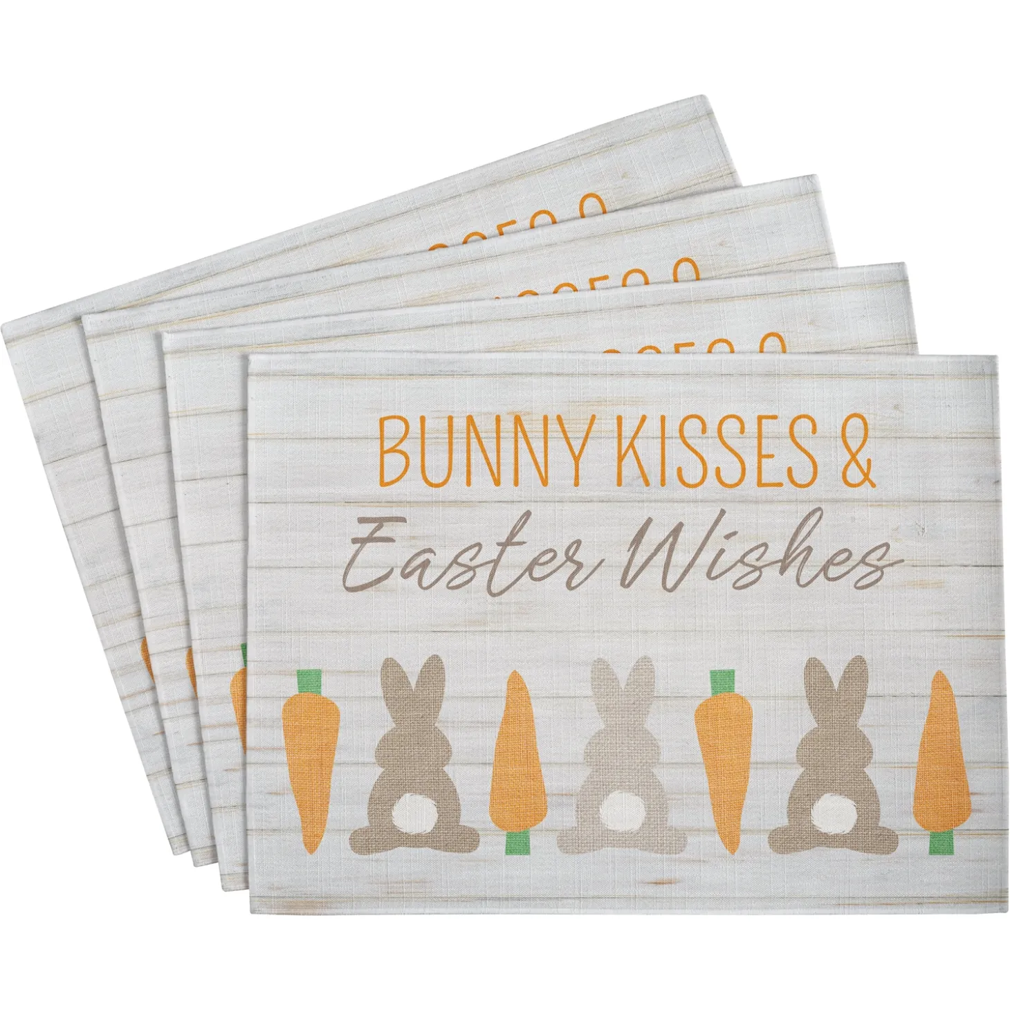 Barnwood Bunnies Table Runner & Placemats