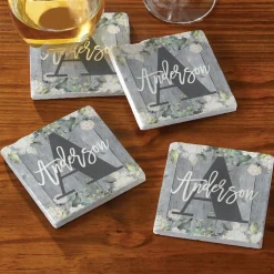 Barnwood Floral Coasters