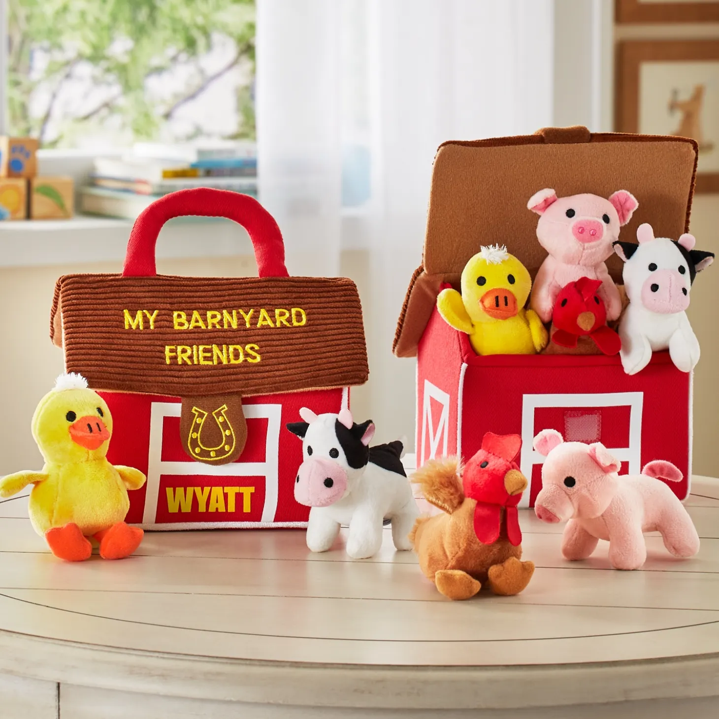 Barnyard Friends Plush Playset