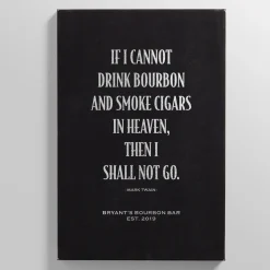 Bar Quotes Leather Wall Art