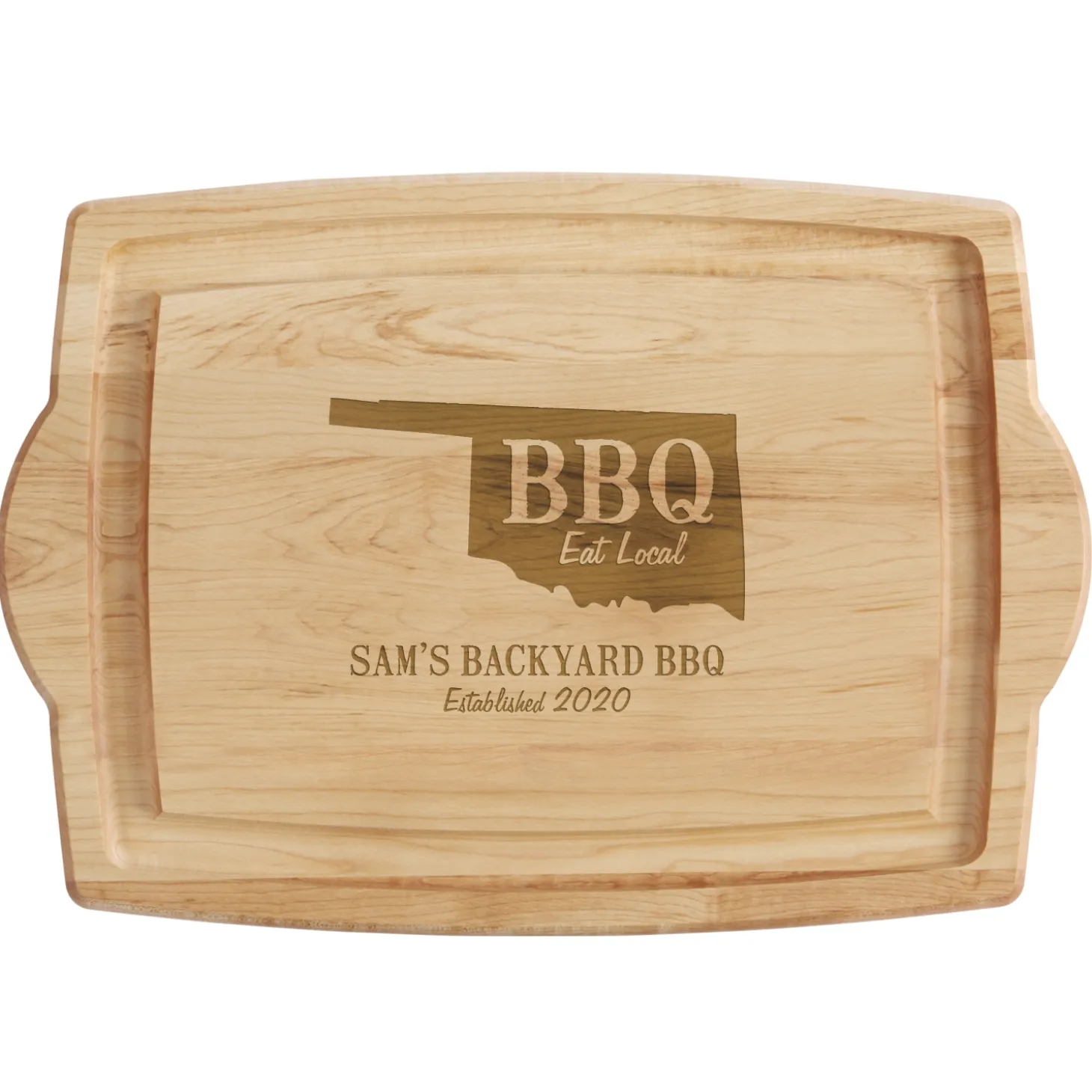 BBQ Local Maple Wood Cutting Board