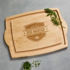 BBQ Master Maple Wood Cutting Board