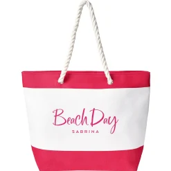 Beach Day Nautical Beach Bag