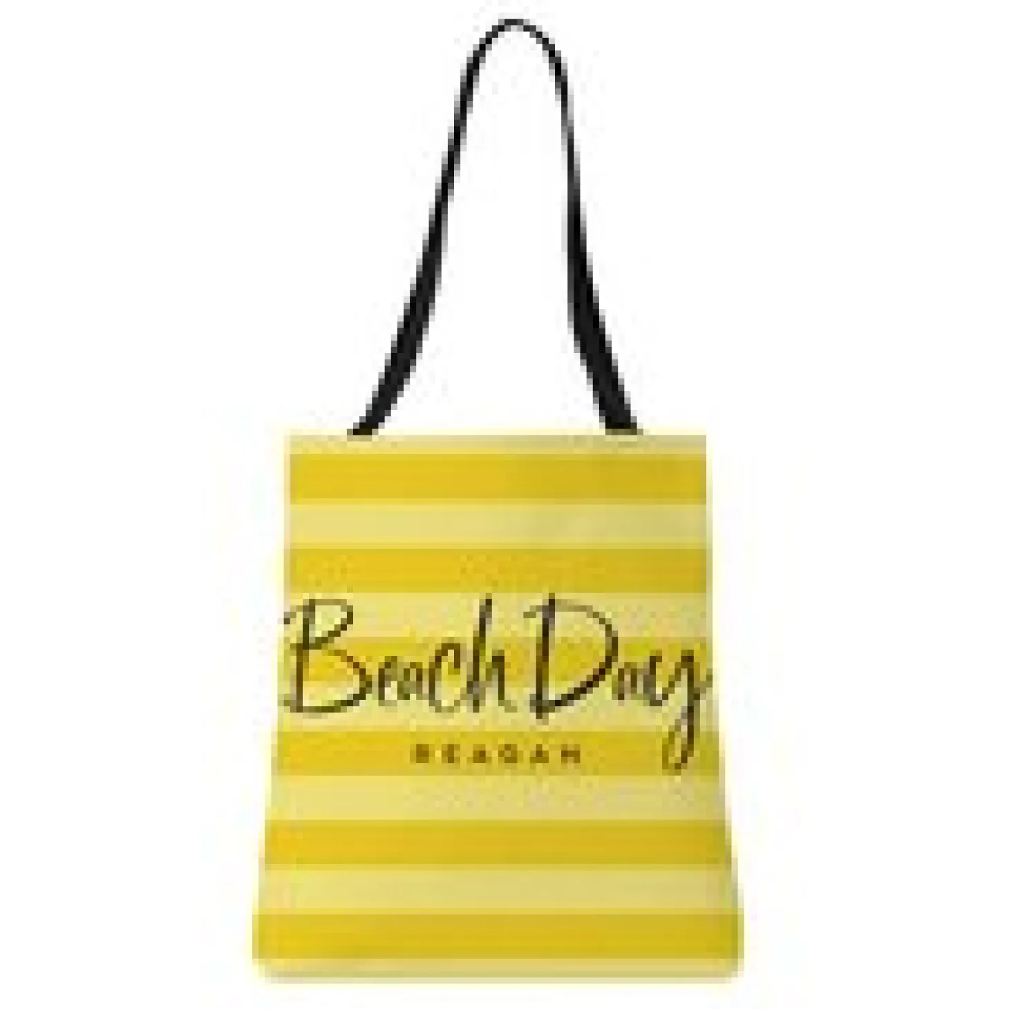 Beach Day Striped Tote Bag
