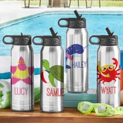 Beach Party Stainless Steel Water Bottle
