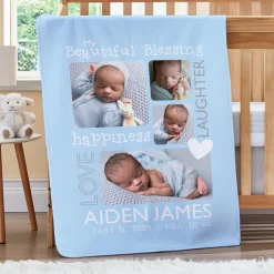 Beautiful Blessings Photo Baby Blanket