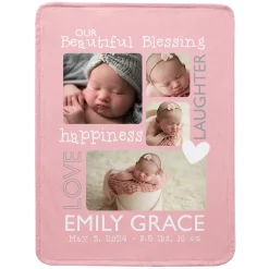 Beautiful Blessings Photo Baby Blanket