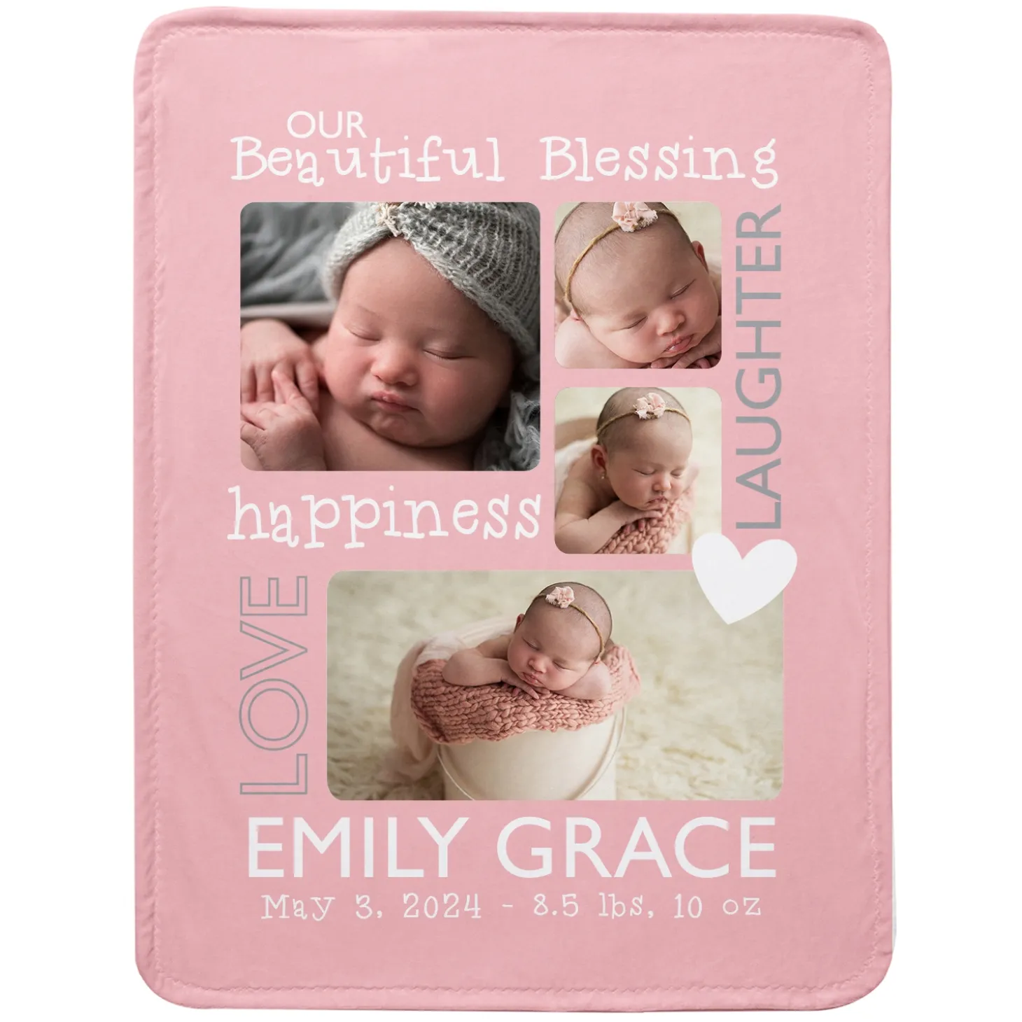 Beautiful Blessings Photo Baby Blanket