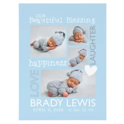 Beautiful Blessings Photo Wood Block