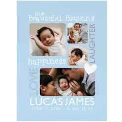 Beautiful Blessings Photo Wood Block