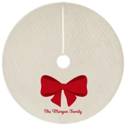 Beautiful Bow Quilted Tree Skirt