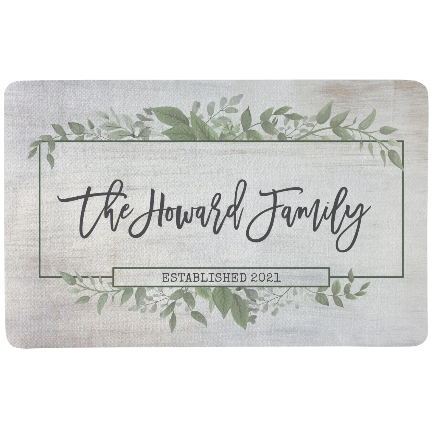 Beautiful Family Doormat