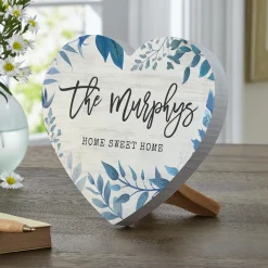 Beautiful Family Wood Heart