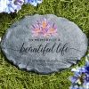 Beautiful Life Memorial Garden Stone