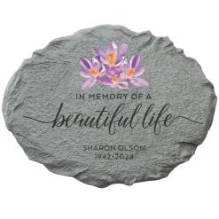 Beautiful Life Memorial Garden Stone