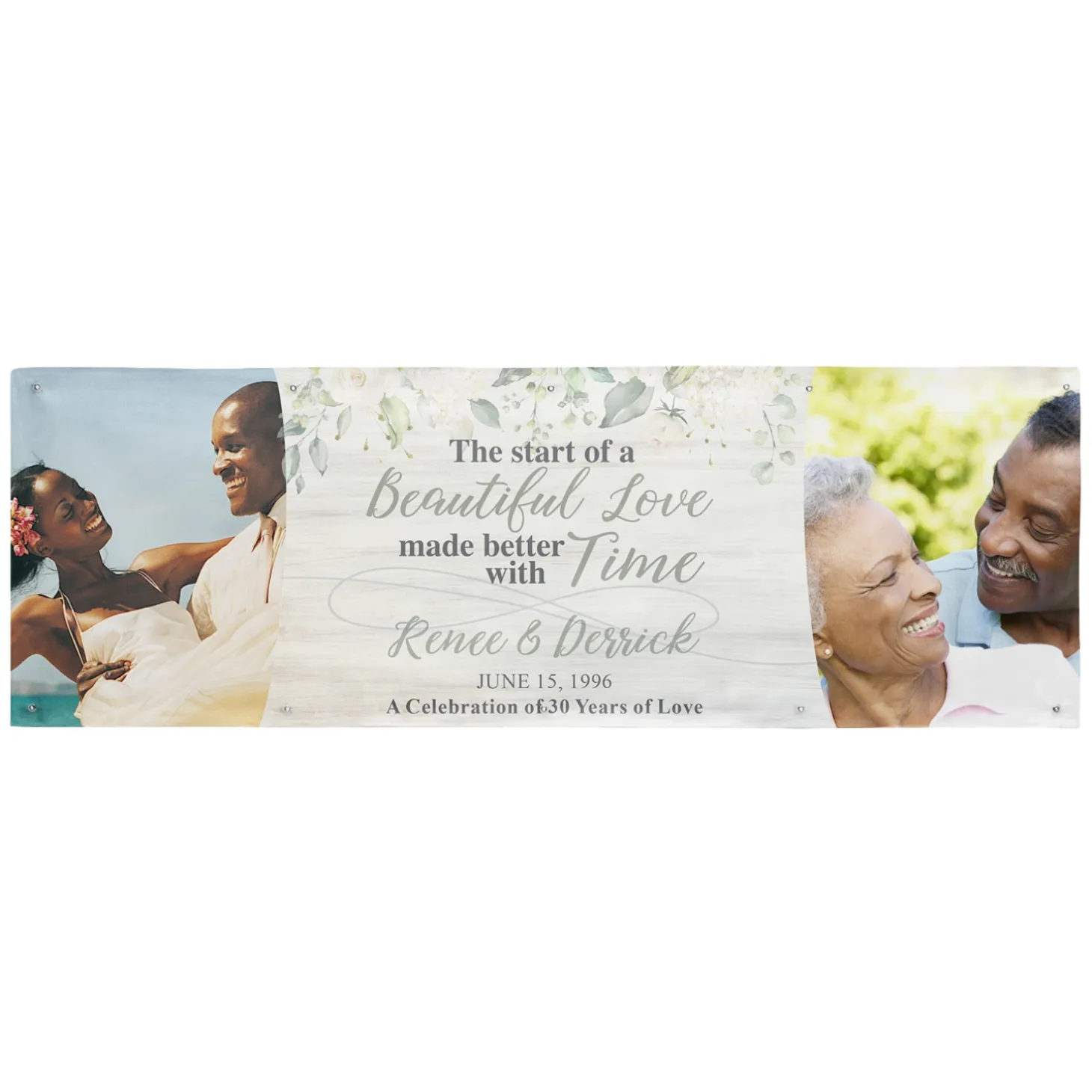 Beautiful Love Photo Anniversary Banner