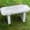 Beautiful Memories Sympathy Garden Bench