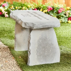 Beautiful Memories Sympathy Garden Bench