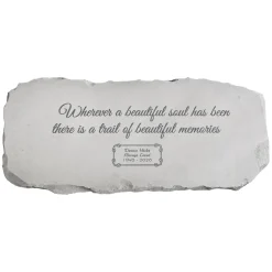 Beautiful Memories Sympathy Garden Bench