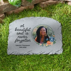 Beautiful Soul Photo Arched Stepping Stone