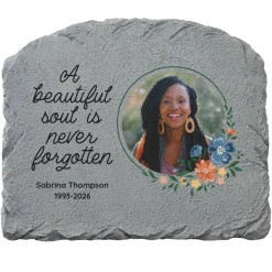 Beautiful Soul Photo Arched Stepping Stone