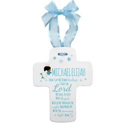 Bedtime Prayer Resin Cross