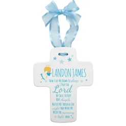 Bedtime Prayer Resin Cross