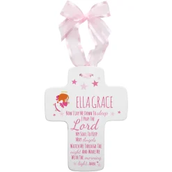 Bedtime Prayer Resin Cross