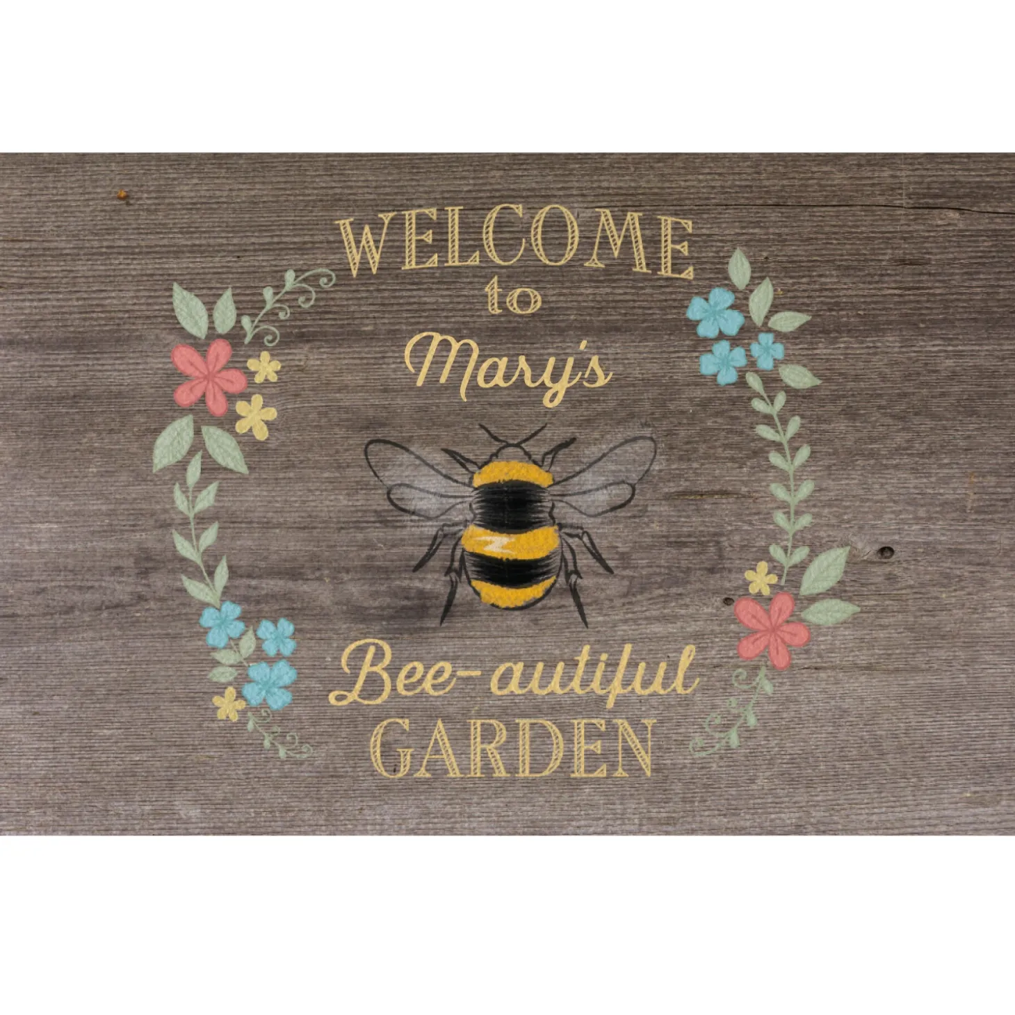 Bee-autiful Garden Doormat