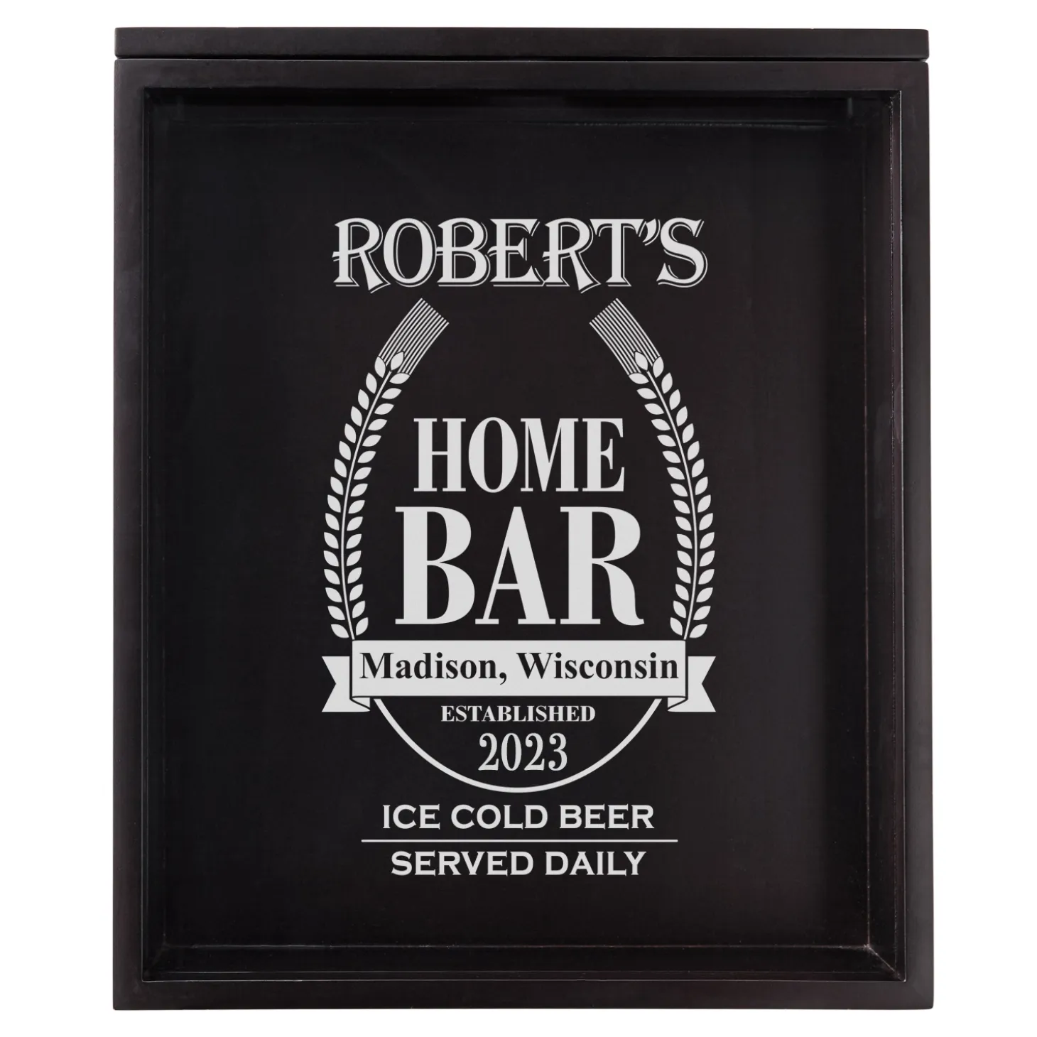 Beer Cap Display Box