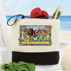 Being with My Girl-Fins Tote Bag by Suzy Toronto