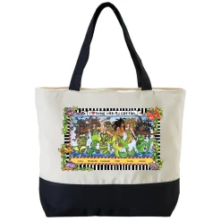 Being with My Girl-Fins Tote Bag by Suzy Toronto