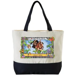 Being with My Girl-Fins Tote Bag by Suzy Toronto