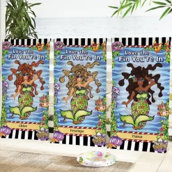 Being with My Girl-Fins Towel by Suzy Toronto
