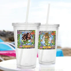 Being with My Girl-Fins Tumbler by Suzy Toronto