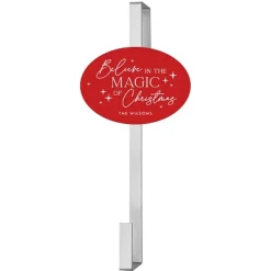 Believe in the Magic of Christmas Wreath Holder