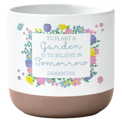 Believe In Tomorrow Garden Planter