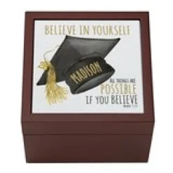 Believe Tile Keepsake Box