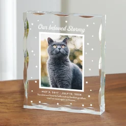 Beloved Pet Memorial Photo Acrylic Block