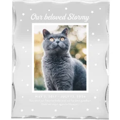 Beloved Pet Memorial Photo Acrylic Block