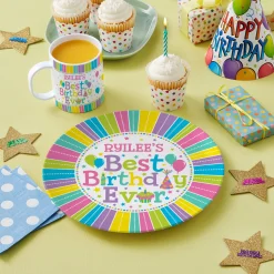 Best Birthday Ever Personalized Tableware