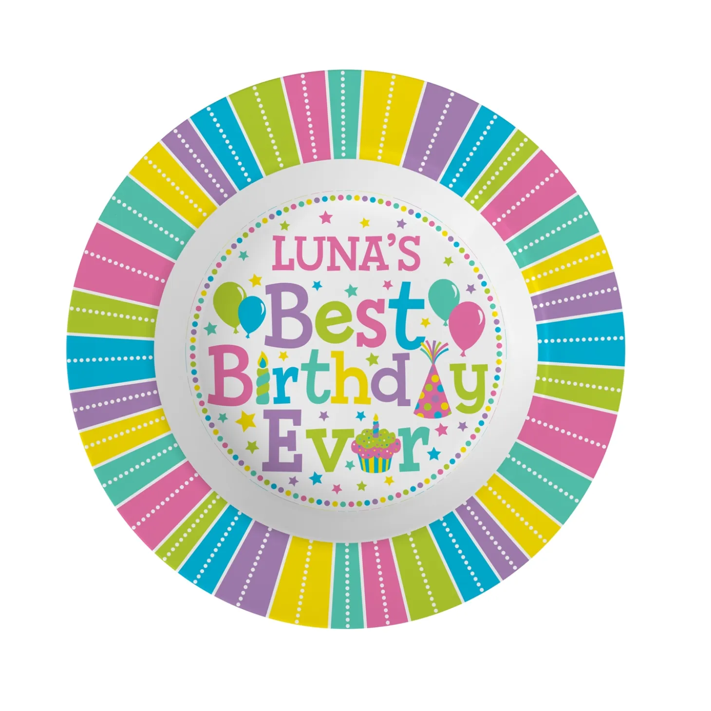 Best Birthday Ever Personalized Tableware