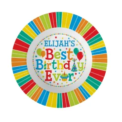 Best Birthday Ever Personalized Tableware