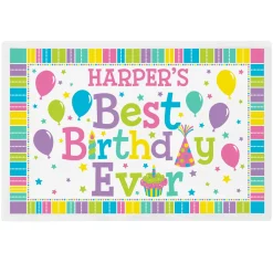 Best Birthday Ever Personalized Tableware