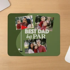 Best Dad By Par Photo Mouse Pad
