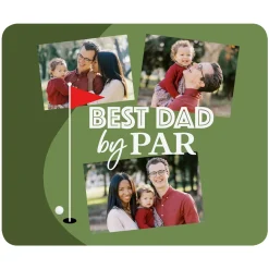 Best Dad By Par Photo Mouse Pad