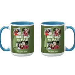 Best Dad By Par Photo Mug